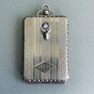 Solid 10k Gold Elks B.P.O.E. Antique Engraved Case / Fob Pendant Locket …